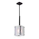 Suspendu CWI Lighting Assunta 9973P8-1-101 60W 1 lumière noir