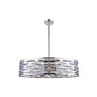 Lustre CWI Lighting Petia 9975P39-8-601 480W 8 lumières chrome