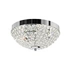 Plafonnier CWI Lighting Globe QS8357C12C 120W 3 lumières chrome