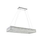 Lustre CWI Lighting Dannie QS8391P39C-RC 640W 16 lumières chrome