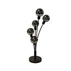 Lampe de table à incandescence Dainolite 306T-BK 5-Lumières 125W Noir