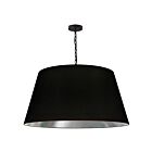 Suspendu à chaîne Dainolite BRY-XL-BK-697 Brynn 1-Lumière 100W Noir