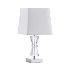Lampe de table à incandescence Dainolite C97T-PC 1-Lumière 60W Chrome poli