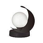 Lampe de table halogène Dainolite CRT-61T-MB 1-Lumière 25W Noir mat
