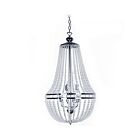Lustre sur chaîne de cristal Dainolite DAW-386C-PC-CLR Dawson 6-Lumières 240W Chrome poli