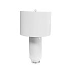 Lampe de table à incandescence Dainolite GOL-301T-WH 1-Lumière 150W Blanc