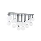 Plafonnier encastré halogène Dainolite MGL-2718FH-PC Megallan 18-Lumières 450W Chrome poli