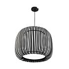 Suspend à cordon Dainolite MIA-181P-797 Mia 1-Lumière 60W Noir mat