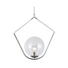Suspend à cordon Dainolite ORN-241P-PC Orion 1-Lumière 60W Chrome poli