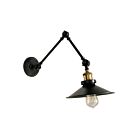 Applique murale incandescente Dainolite V928-1W-BK 1-Lumière 60W Noir