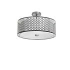 Plafonnier semi encastré LED Dainolite 1015-16FH-SC 3-lumières Chrome satiné 180w