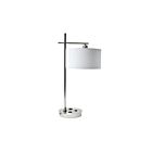 Lampe de table à incandescence Dainolite 131T-SC 1-lumière Chrome satiné 60w