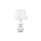 Lampe de table à incandescence Dainolite 180T-WH 1-Lumière 60W Blanc
