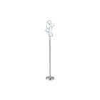 Lampe sur pied LED mère et fils Dainolite 306F-SC 5-lumières Chrome satiné 200w