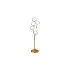 Lampe sur pied LED mère et fils Dainolite 306T-AGB 5-lumières Laiton vieilli 200w