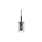 Suspendu incandescent Dainolite Percy 30961-CM-MB 100W 1-Lumière noir mat