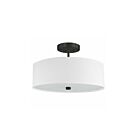 Plafonnier Semi Encastré LED Dainolite Everly 571-143SF-MB-WH 3-lumières 180W blanc