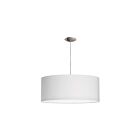 Suspendu tambour LED Dainolite 572210-SC-WH 3-lumières Chrome satiné 300w