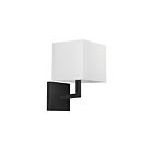 Applique murale LED Dainolite Lucas 77-1W-MB-WH 1-lumière 60W noir mat