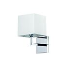 Applique incandescent Dainolite 77-1W-PC-WH 1-lumière Chrome poli 60w