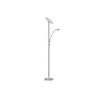 Lampe sur pied LED mère et Fils Dainolite 801LEDF-SN 2-lumières Chrome satiné 23w