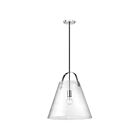 Suspendu à LED Dainolite Polly 871-171P-PC 60W 1-Lumière Chrome poli