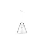 Suspendu à LED Dainolite Polly 871-171P-PC 60W 1-Lumière Chrome poli