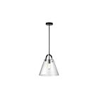 Suspendu à tige Dainolite 871P-BK 1-Lumière 60W Noir mat