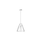 Suspend à cordon Dainolite 871P-WH 1-Lumière 60W Blanc mat