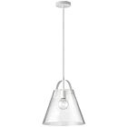 Suspend à cordon Dainolite 871P-WH 1-Lumière 60W Blanc mat
