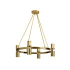 Dainolite CRL-4812HC-MB Cerelia 12-lumières 600W Laiton vieilli LED Lustre