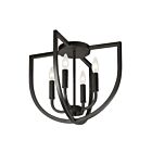 Dainolite PLA-154FH-MB Pamela 240W Noir mat LED Plafonnier encastré