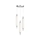 Dainolite TYA-1230LEDP-PC Typha 3-lumières 30W Chrome poli Suspendu