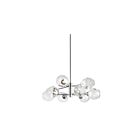 Suspendu tige DEL Dainolite ABI-268P-PC séries Abii 8-lumières Chrome poli 720w