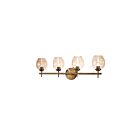 Vanité halogène Dainolite ABI-284W-VB Abii 4-Lumières 160W Bronze Vintage
