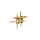Applique murale Dainolite ACS-1432W-AGB-FR Acasia Laiton vieilli 24W