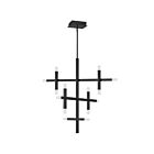 Chandelier 1 étage LED Dainolite Acasia ACS-3656C-MB-FR 42W Noir