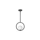 Suspendu halogène Dainolite Adrienna ADR-101P-MB 40W 1 lumière noir mat