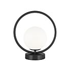 Lampe de table halogène Dainolite Adrienna ADR-101T-MB 40W 1 lumière noir mat