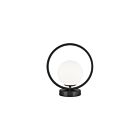 Lampe de table halogène Dainolite Adrienna ADR-101T-MB 40W 1 lumière noir mat