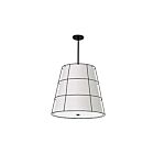 Suspendu LED Dainolite Alcala ALC-224P-MB 4-lumières 400W noir mat