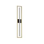 Dainolite ARL-2818LEDW-AGB-MB Arandel 1-Lumière 18W Laiton vieilli et Noir mat LED Applique Murale 3000K