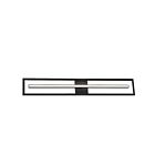 Dainolite ARL-2818LEDW-MB Arandel 1-Lumière 18W Noir mat et Blanc LED Applique Murale 3000K