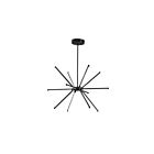 Suspendu à tige Dainolite ARY-2032LEDC-MB Array 12-Lumières 32W Noir mat