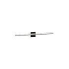 Dainolite ATA-3624LEDW-MB Annita 1-lumière 24W Noir mat LED lumière Vanité