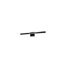 Dainolite ATA-418LEDW-MB Annita 1-lumière 36W Noir mat LED lumière Vanité