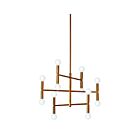 Lustre DEL Dainolite AVA-2012C-VB séries Ava 12-lumières Bronze Vintage 720w