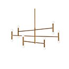 Lustre incandescent à 3 étages Dainolite Ava AVA-4012C-VB 720W 12 lumières bronze d'époque