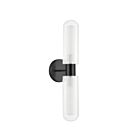 Dainolite BBA-192W-MB Balbina 2-Lumières 120W Noir mat LED Applique Murale