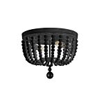 Dainolite BGT-132FH-MB Bridget 2-Lumières 120W Noir mat LED Plafonnier encastré